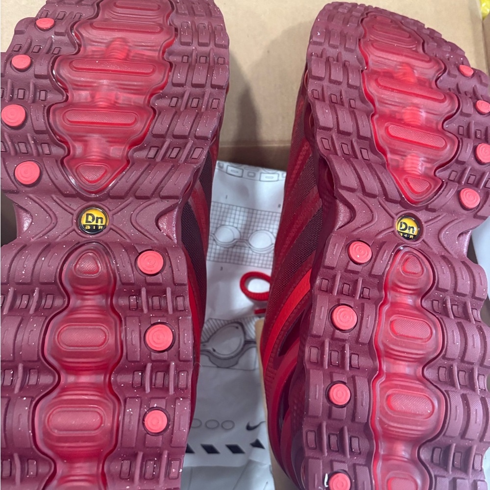 Nike Red Women's Air Max Athletic Sneakers - Picture 5 of 15